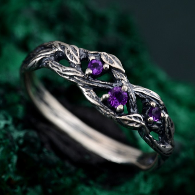Branch of Love Silver Ring