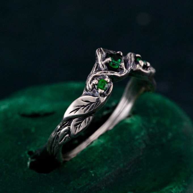 Wooden Wedding Branch – Forest Wedding Ring, Branch of Love, Wooden Harmony Wedding Band
