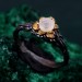 Enchanted Forest Ring - Blossom Twig and Woodland Whispers Design
