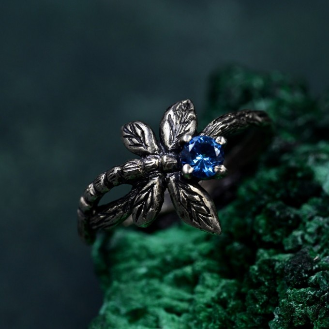 Elegant Handcrafted Silver Ring – Artisan Twig Jewelry, Perfect Gift for Women