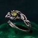 Nature's Finest Silver Leaf Elegance Ring