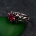 Nature-Inspired Handcrafted Lotus Silver Ring