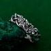 Enchanted Forest Silver Ring with Nature-Inspired Twig Design