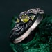 Women's Wedding Bands – Nature's Finest Tree of Life Band, Leafy Splendor Silver Woodland Engagement Ring