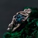 Woodland Promise Ring – Enchanted Forest Engagement Ring, Nature-Inspired Twig Band, Rustic Silver Jewelry for Women