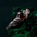 Infernal Grace: Sterling Silver Ring with Deep Red Garnet