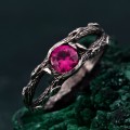 Silverwood Wrap Ring - Silver Branch Band