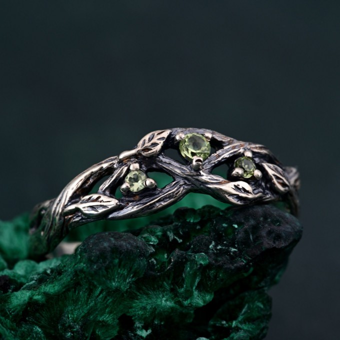 Eternal Tree Branch Silver Band - Woodland Whispers Design