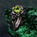 Exquisite Handcrafted Silver Ring: Lotus Design