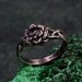 Twilight Lotus: Gothic Alexandrite Ring