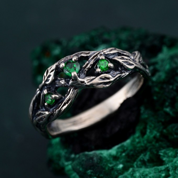 Branch of Love Silver Ring – Nature's Embrace Engagement Band, Woodland Whispers Silver Ring, Eternal Tree Branch Silver Band, Gift for Her
