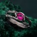 Silverwood Wrap Ring - Silver Branch Band