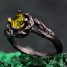 Twisted Woodland Wedding Band – One-of-a-Kind Twig Engagement Ring: Nature-Inspired Women's Branch Bridal Ring