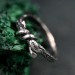 Leaves and Branch Wedding Ring – Unisex Gothic Design for Couples