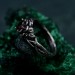 Handmade Lotus Harmony Ring – Nature-Inspired Elegance for Couples