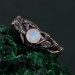 Celtic Sapphire Silver Ring - Elegant Classic Celtic Ornament
