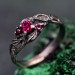 Nature's Finest Silver Leaf Elegance Ring