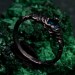 Gothic Noir Sterling Silver Ring - Mystical Darkness Design