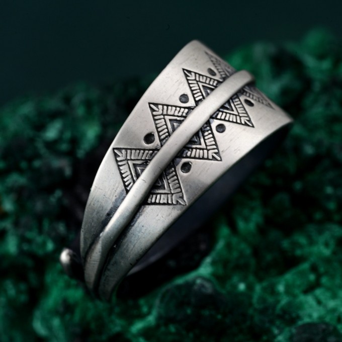 Mystical Boho Ring - Free Spirit Silver Adjustable Dreamscape Ring