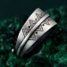 Mystical Boho Ring - Free Spirit Silver Adjustable Dreamscape Ring