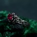 Nature-Inspired Handcrafted Lotus Silver Ring