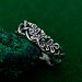 Elegant Ring Forest Harmony - Silver Branches Inspired by Nature
