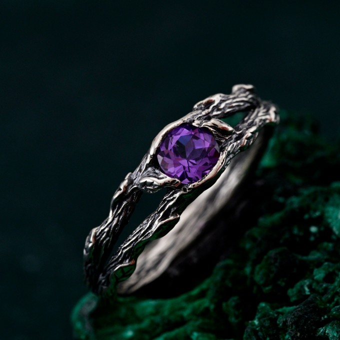 Silver Branch Ring - Nature's Touch Wrap Ring