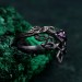 Gorgeous Nature-Inspired Silver Engagement Ring with Celtic Knot and Emerald  Мета-тег Description (SEO):