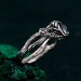 Handcrafted 925 Silver Topaz Ring – Minimalist Gemstone Jewelry for Women