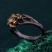 Citrine & Peridot Branch Ring - Nature-Inspired Unique Engagement Ring