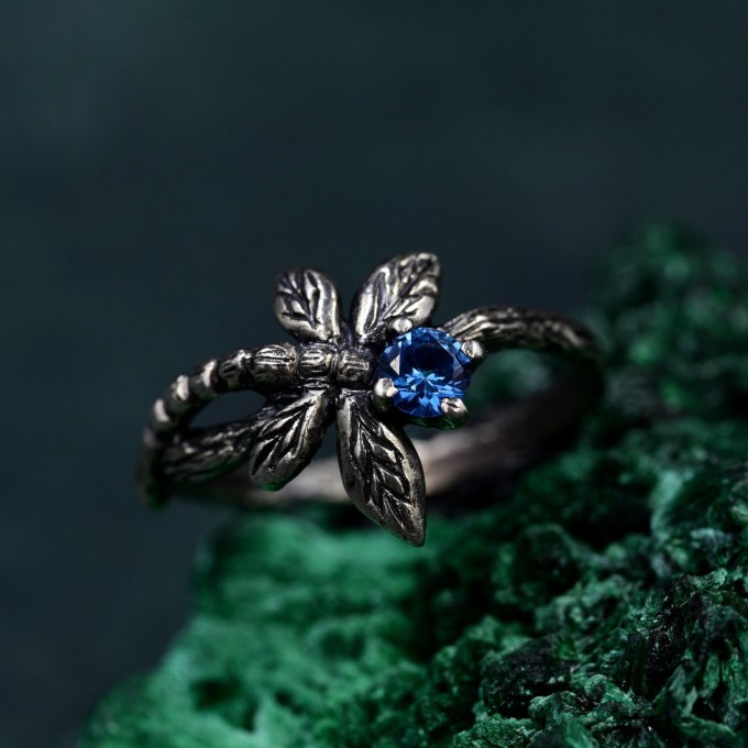 Elegant Handcrafted Silver Ring – Artisan Twig Jewelry, Perfect Gift for Women