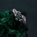 Elegant Silver Butterfly Ring – Violet Butterfly Design, Nature-Inspired Jewelry