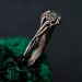 Emerald Elegant Leafy Wedding Band – Luxury Tree-Inspired Design, Exquisite and Unique Wedding Ring