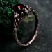 Vintage Fairycore Silver Band – Enchanted Forest Mystical Ring, Ethereal Floral Jewelry, Romantic Nature-Inspired Design