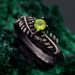 Graceful Peridot Fern Branchlet Ring - Whispering Fern Band