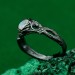 Moonlit Grace: Gothic Moonstone Ring