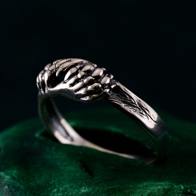 Majestic Silver Lion Claw Ring – Unique Animal-Inspired Jewelry