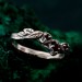 Chevron Wedding Band - Nature-Inspired Wooden Wedding Ring