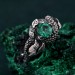 Enchanting Ring Dragon Scale - Serpentine Elegance in Silver Armor