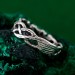 Silver Branch Ring: Nature-Inspired Harmony Band for Her & Him