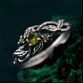 Nature's Finest Silver Leaf Elegance Ring