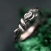 Unique Ring with Leaves - Wedding Ring with Leaf and Branch Design