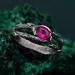 Silverwood Wrap Ring - Silver Branch Band