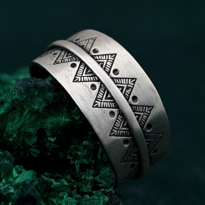 Mystical Boho Ring - Free Spirit Silver Adjustable Ring