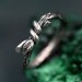 Leaves and Branch Wedding Ring – Unisex Gothic Design for Couples