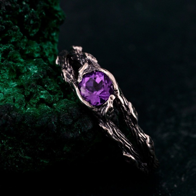 Silver Branch Ring - Nature's Touch Wrap Ring