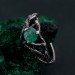 Stunning Unique Emerald Forest Ring - Nature Inspired Wedding Jewelry