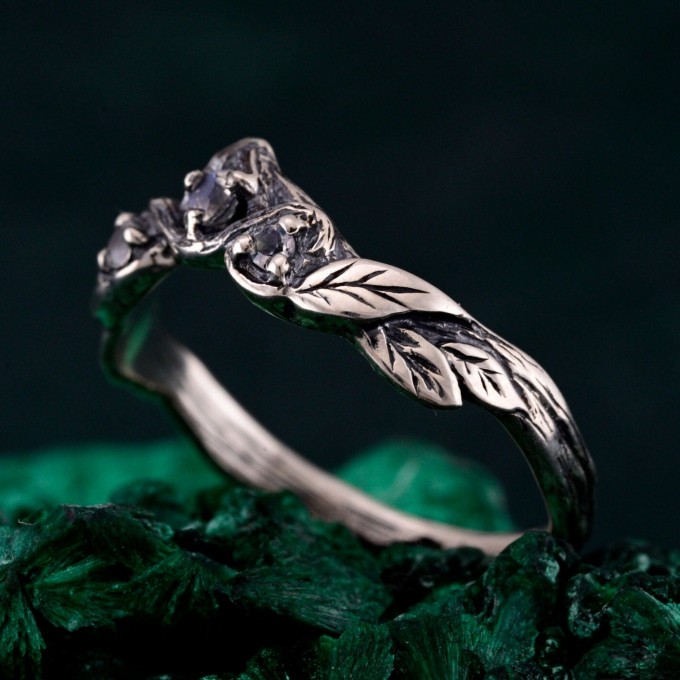 Elegant Handcrafted Gemstone Ring with Purple Stone – Perfect Luxury Gift