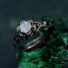 Oxidized Sterling Silver Serenity Ring