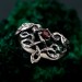 Enchanted Forest Ring - Braided Silver Band for Fantasy Engagement